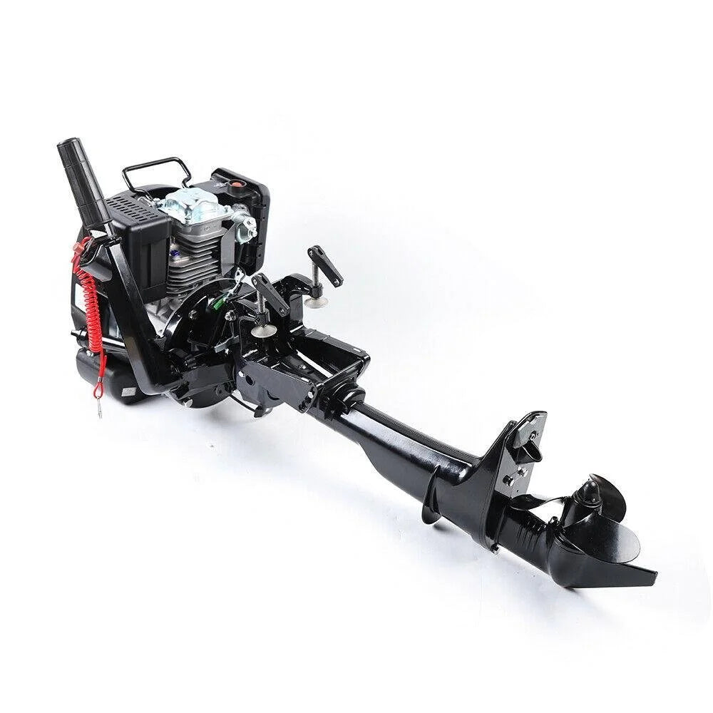Hangkai Water Cooled 2 Stroke 6HP Outboards Motors Petrol Powered Engine