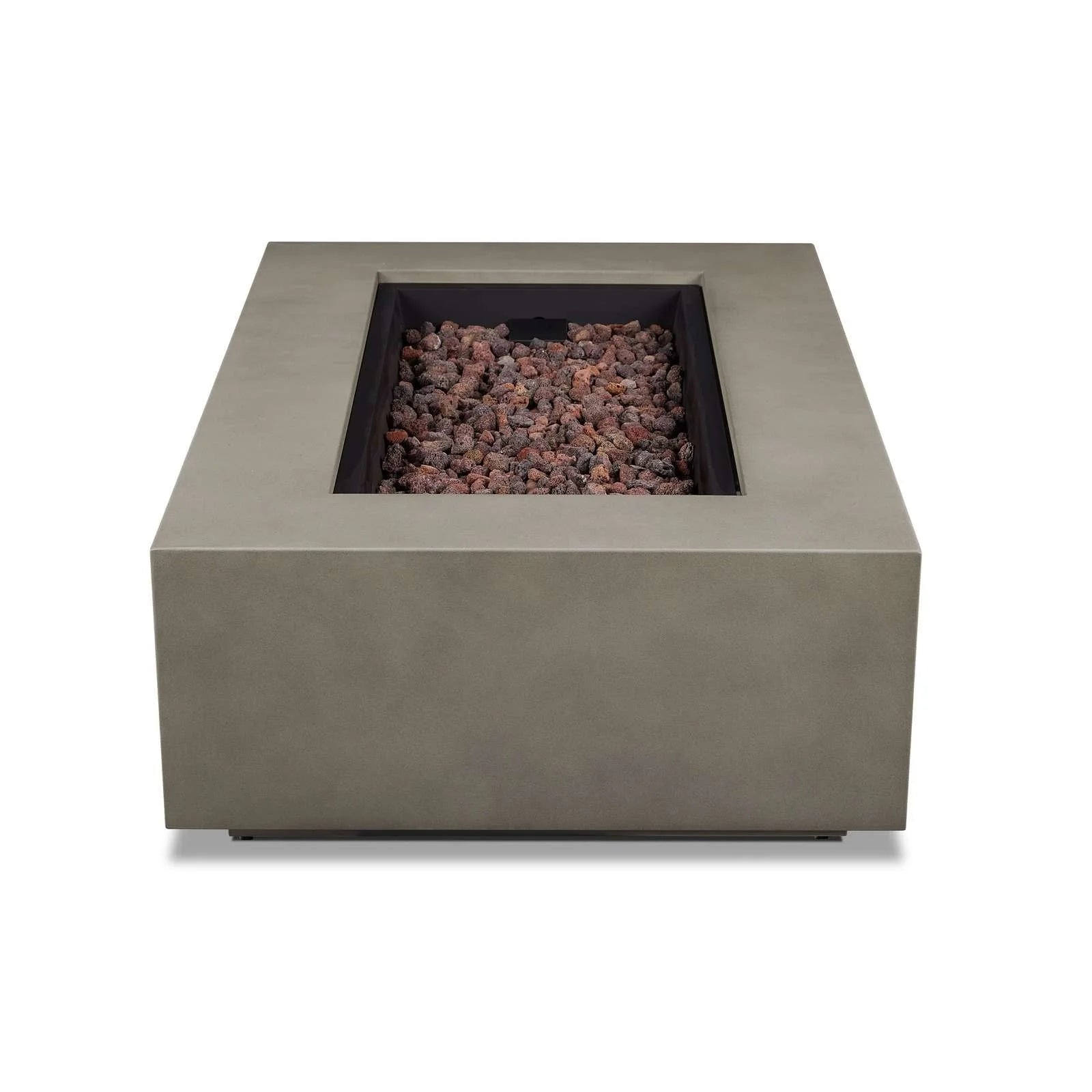 Real Flame Aegean 50″ Rectangle Propanes Gas Outdoor Fire Tables