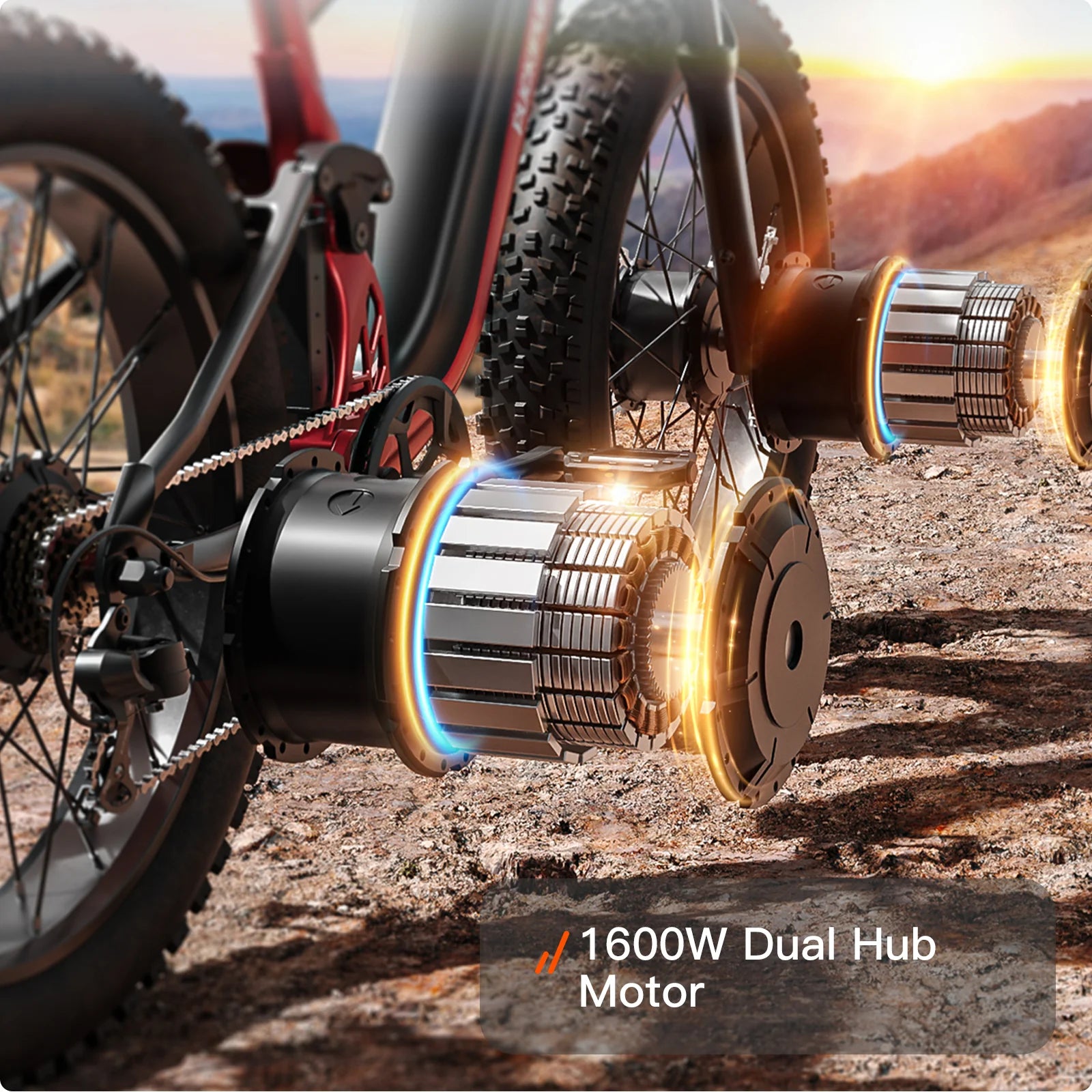 PUCKIPUPPY GoldenR Dual-Motor E-Bikes.