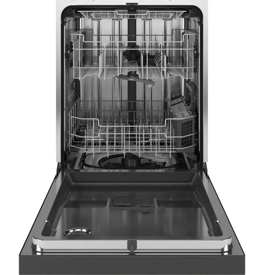 GE – 24″ Front Control Built-In Tub Dishwashers with 3rd Rack, Sanitize Cycle and 47 dBA – Stainless Steels