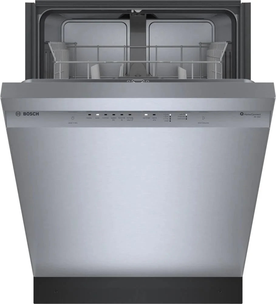 Bosch SHE41CM5N 300 Series 24″ Dishwashers 48 db – Recessed Handle, Stainless Steels