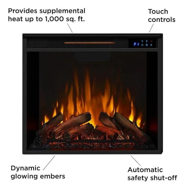 Real Flame Hollis 32″ Electric Fireplaces.