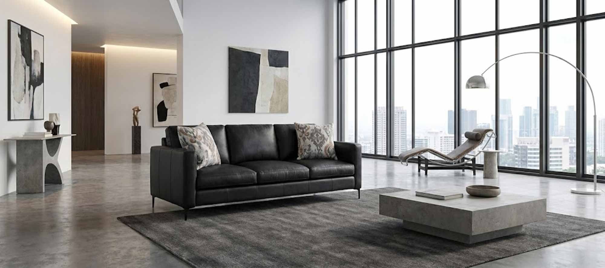 Balo Leather Loveseat