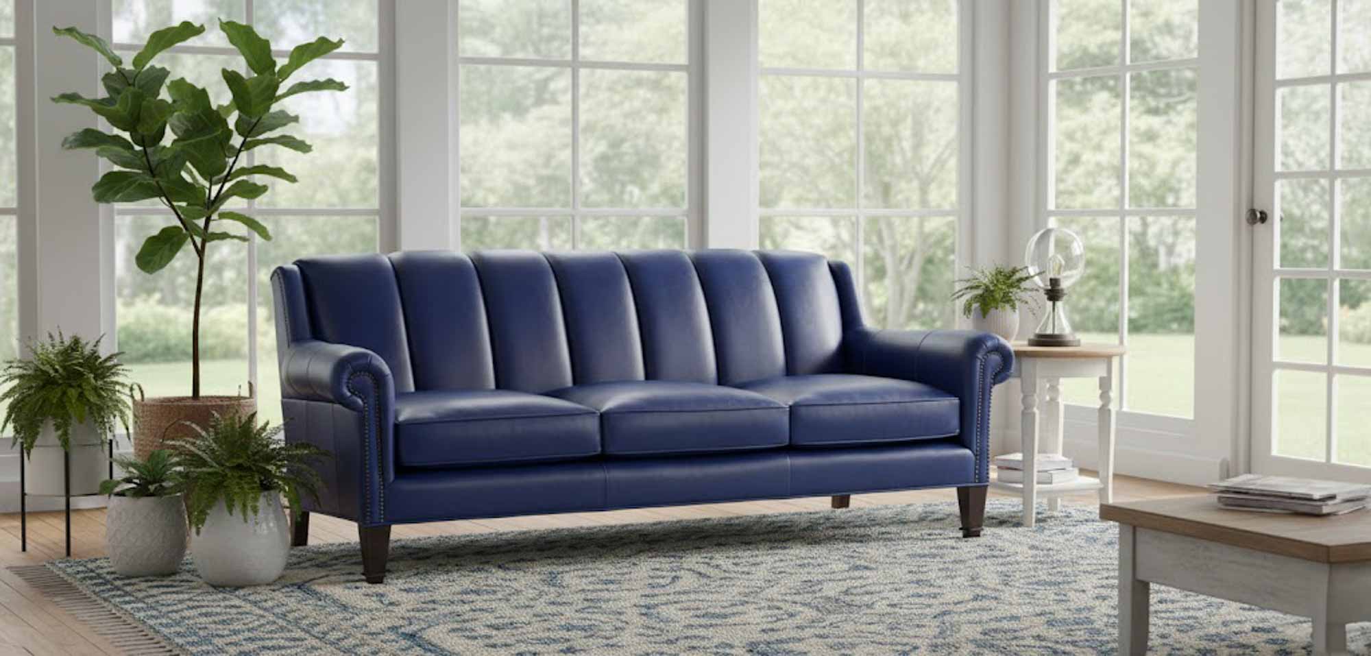 Remus Leather Sofa