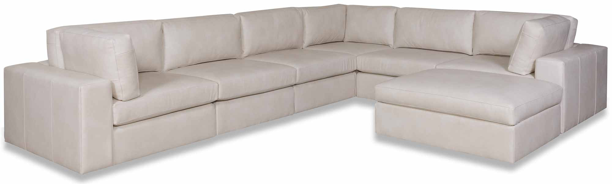 Mod Leather Sectional