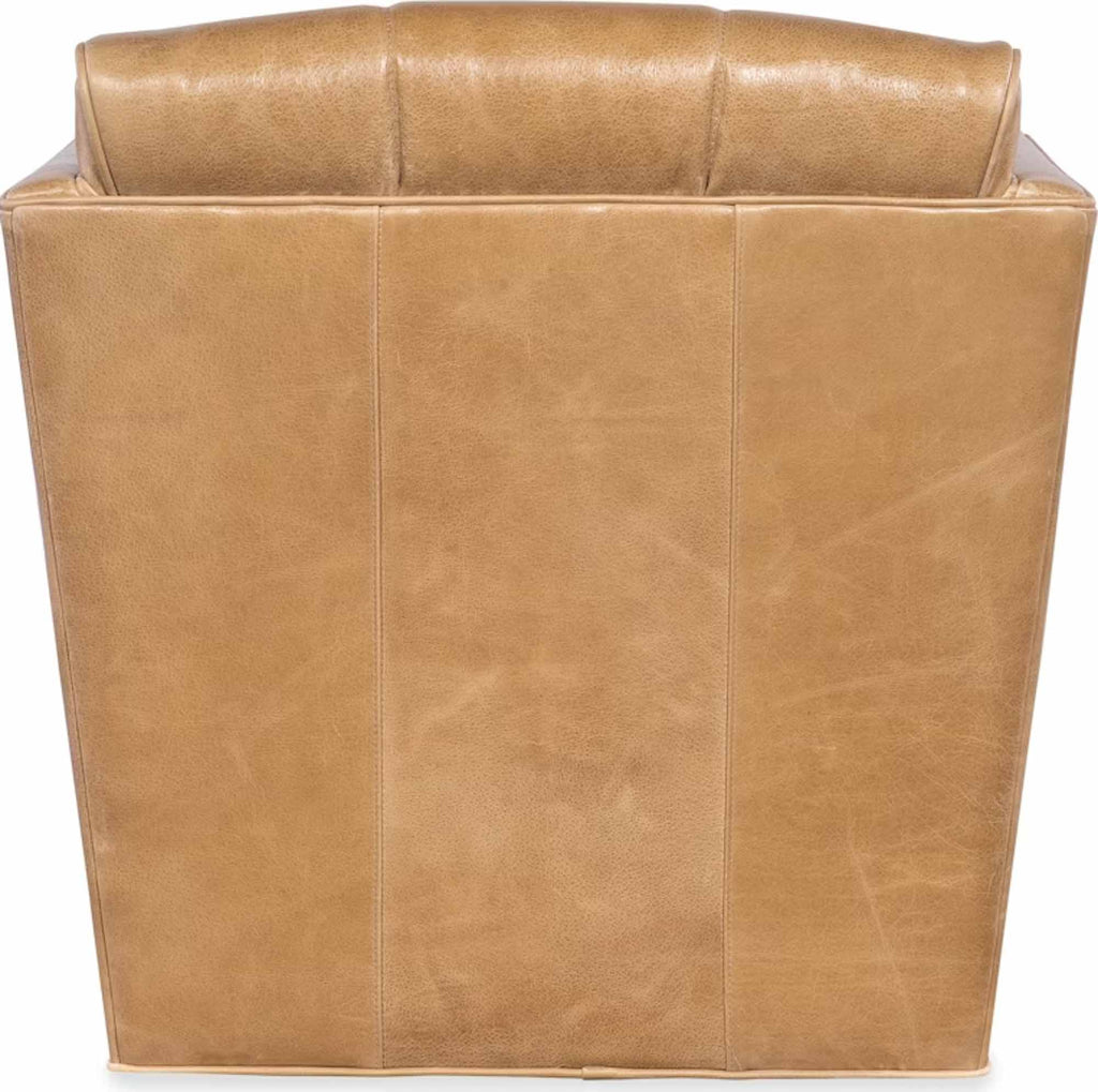 Mila Leather Swivel Chair