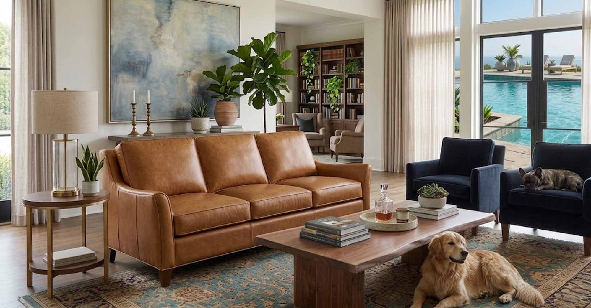 Tatum Leather Sofa