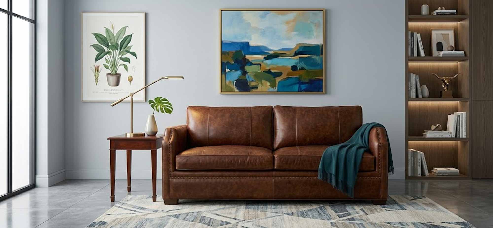 Sutton Leather Sofa