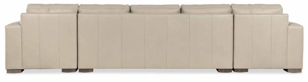 Donovan Leather Sofa With Chaise