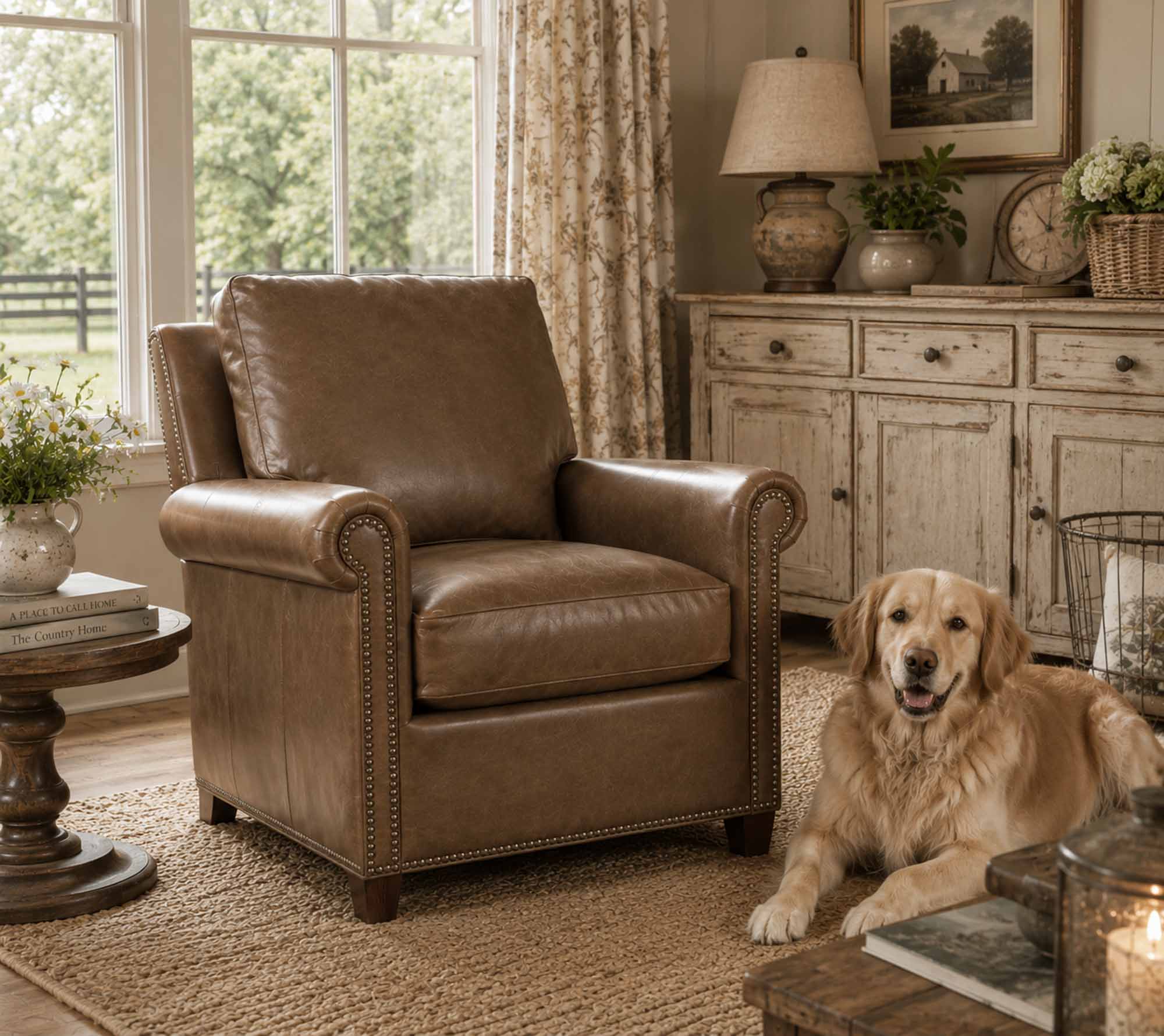 Rita Leather Chair