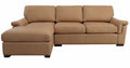 Lusso Leather Sofa With Chaise