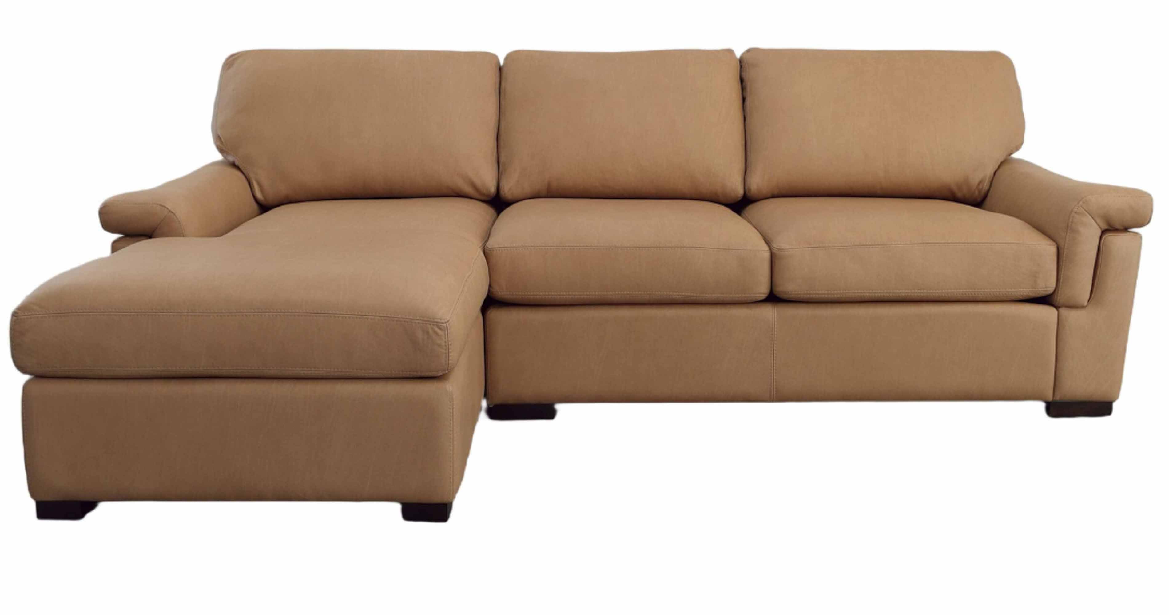 Lusso Leather Sofa With Chaise