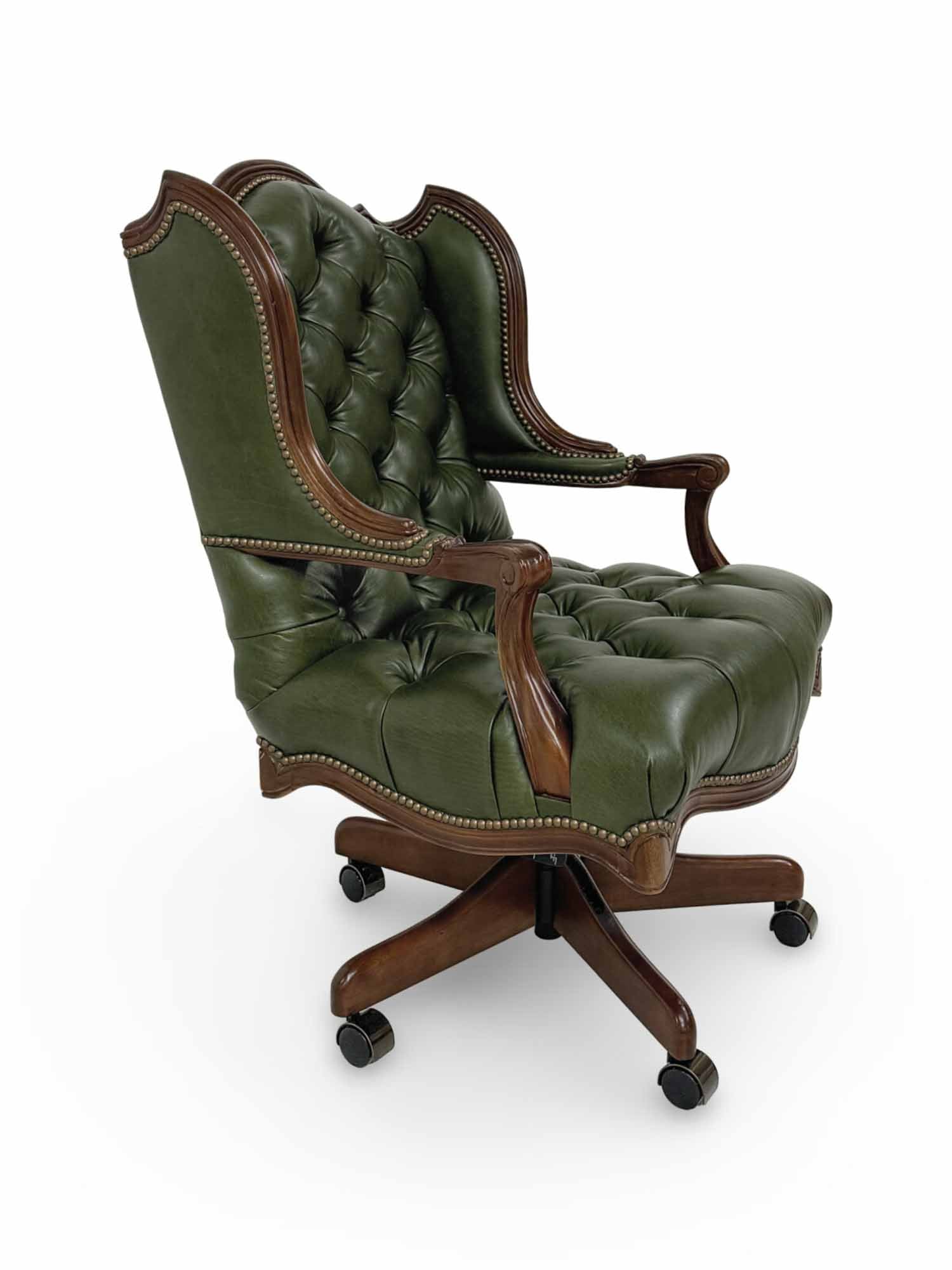 Arthur Leather Tufted Executive Chair
