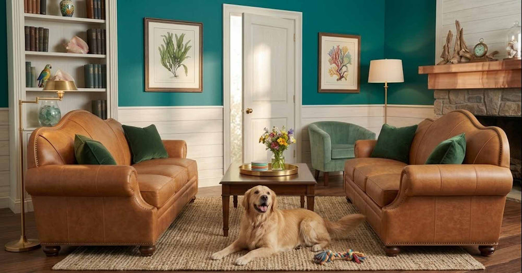 Sitka Leather Sofa