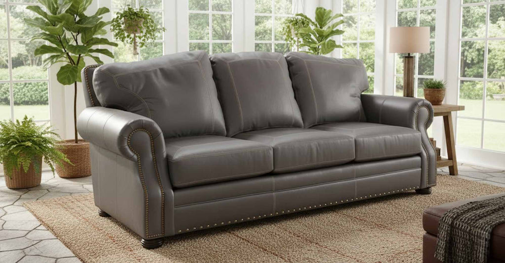 Oklahoma Leather Sofa
