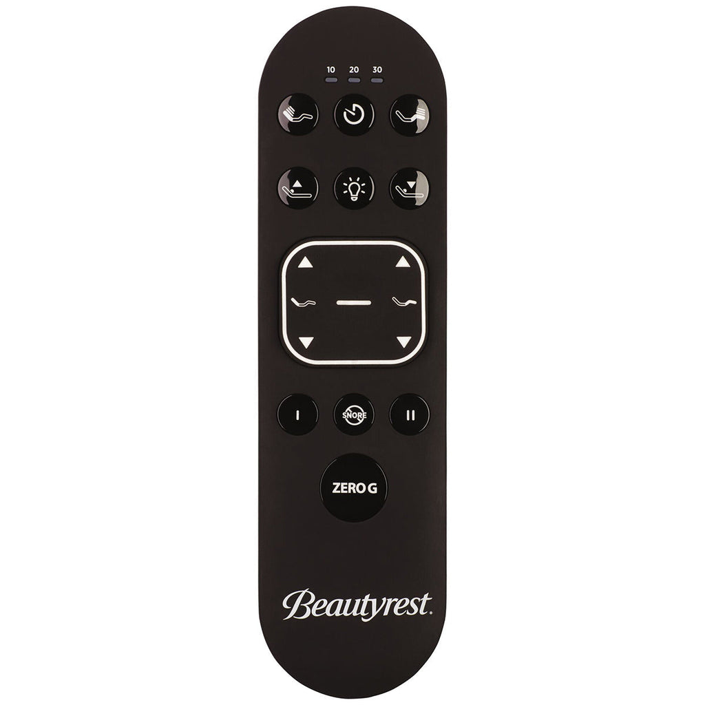 Beautyrest Black™ Luxury Smart Adjustable Base – High-Performance Zero-Clearance Foundation with Comprehensive Massage Therapy, Alexa/Google Voice Control, and Extension Deck Technology