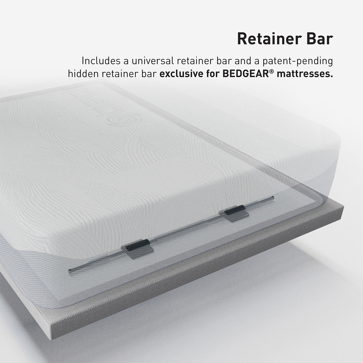 Bedgear Flex SH Split Head Adjustable Base - Lumbar Support & Bluetooth Audio