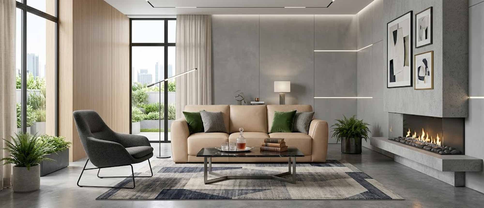 Keys Leather Sofa