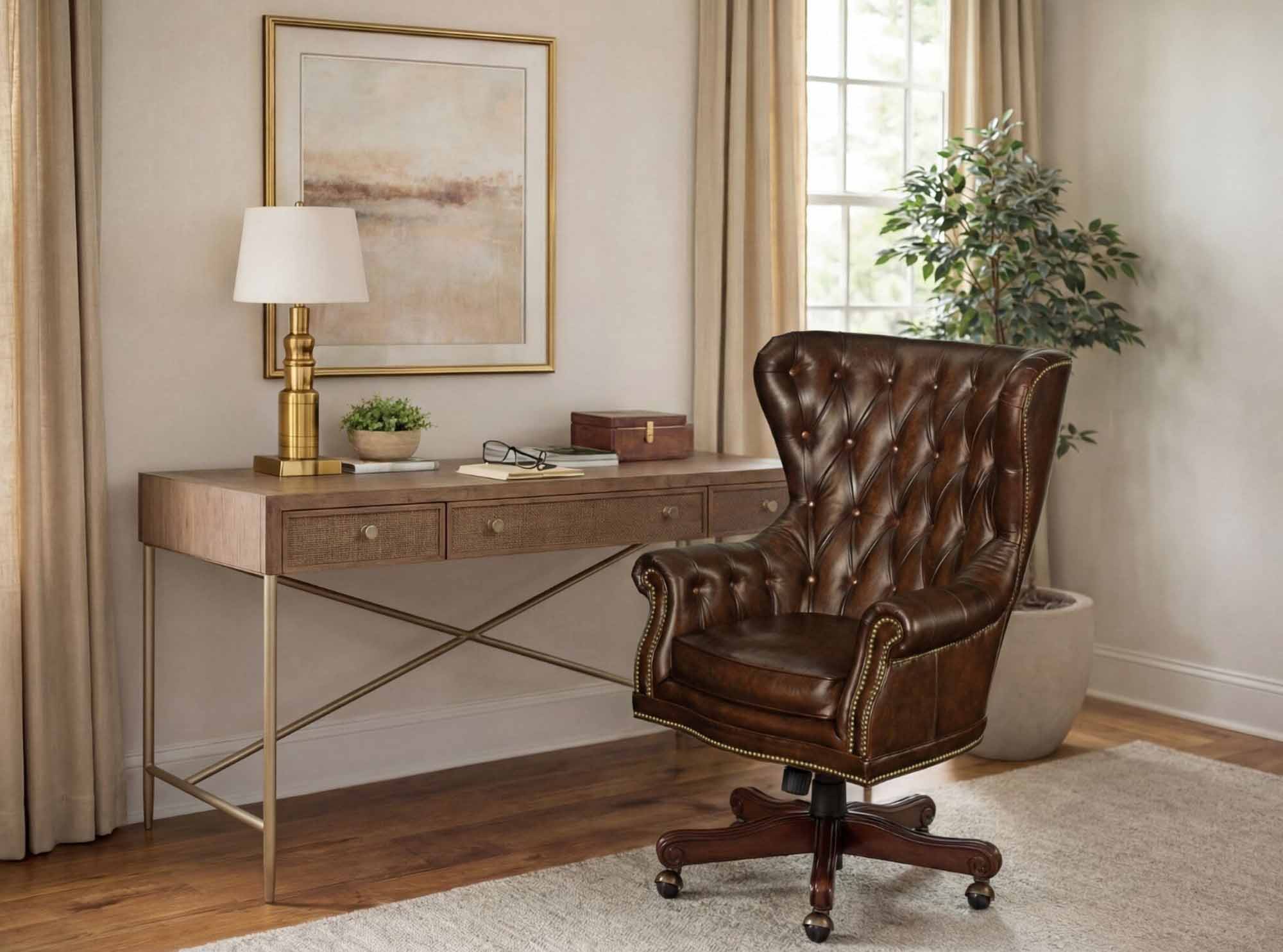 Erin Leather Swivel Tilt Executive Chair