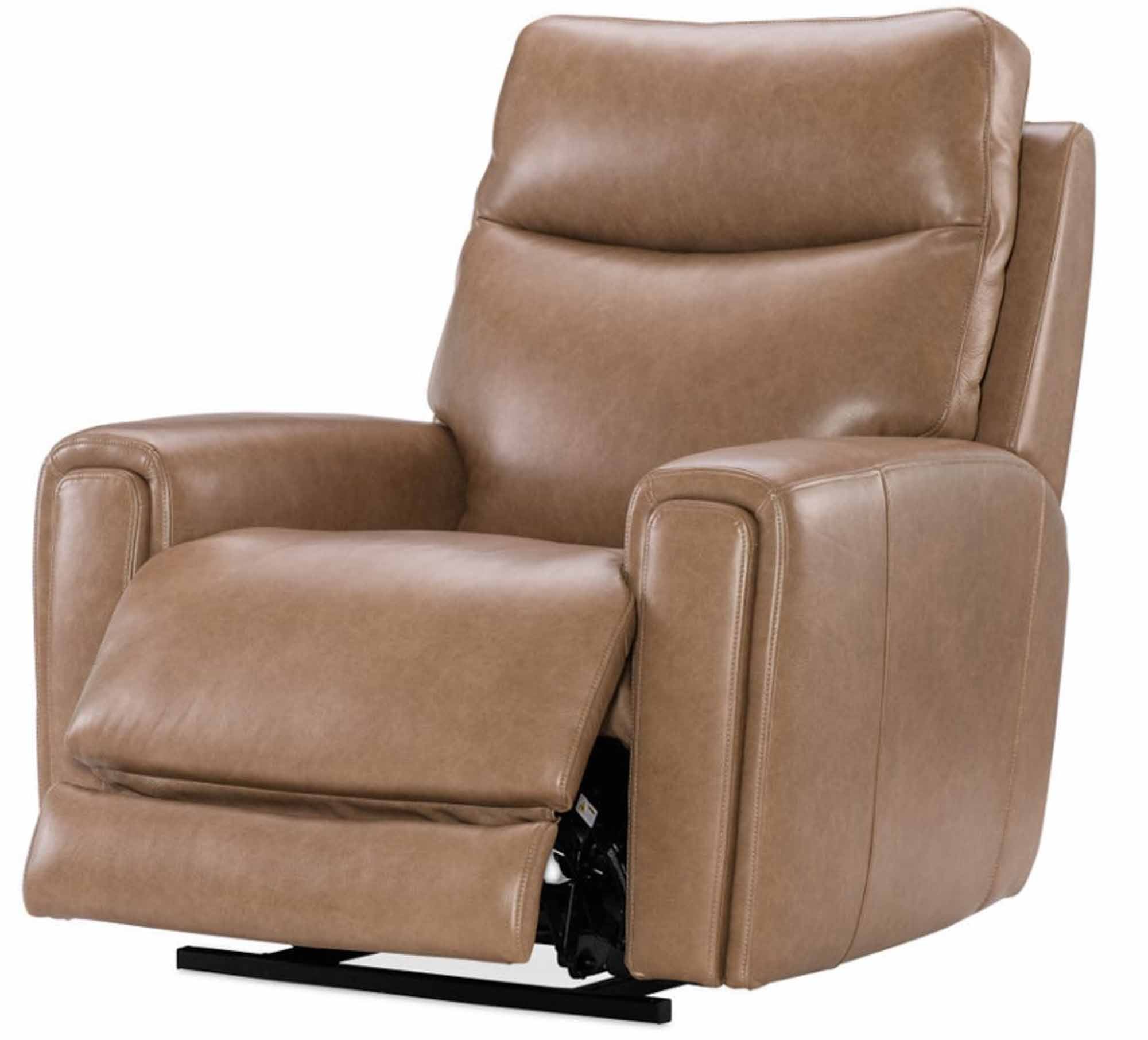 Raze Leather Power Lift Recliner With Articulating Headrest And Lumbar In Light Brown