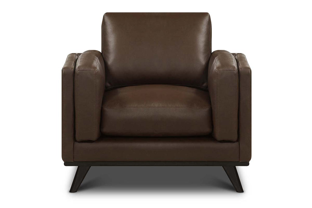 Jude Mid-Century Modern Leather Sofa Collection