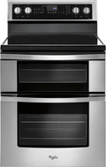 Whirlpool 6.7 Cu. Ft. Electric Double Oven Range with True Convection