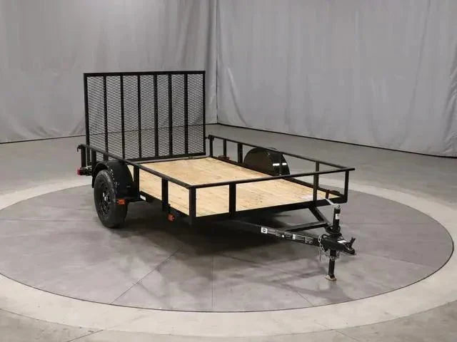 6×10 Single Axle Utility Trailer – Wood Floor & LED Lights – UK Fast Gas