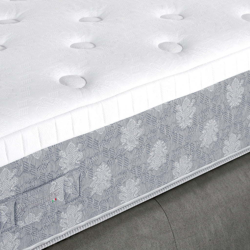 Magniflex Dolce Vita Dual 12-Inch Luxury Mattress – Innovative Dual Core Customizable Comfort with Memoform, Elioform, and Temperature-Regulating Outlast® Fabric - Queen - Floor Model