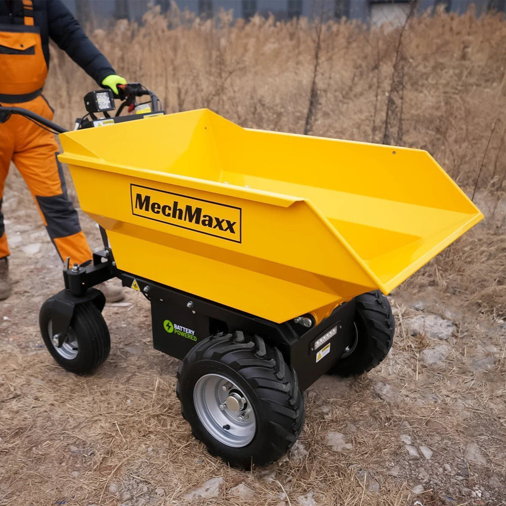 MechMaxx 1100 lb Electric Mini Dumper, 48V 1000W Brushless Motor – Model E50