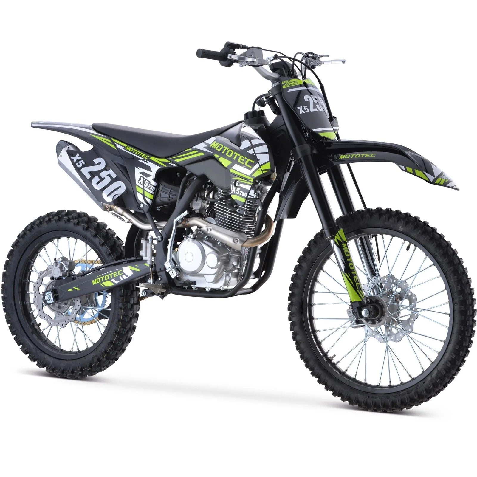 MotoTec X5 250cc 4-Stroke Gas Dirt Bikes