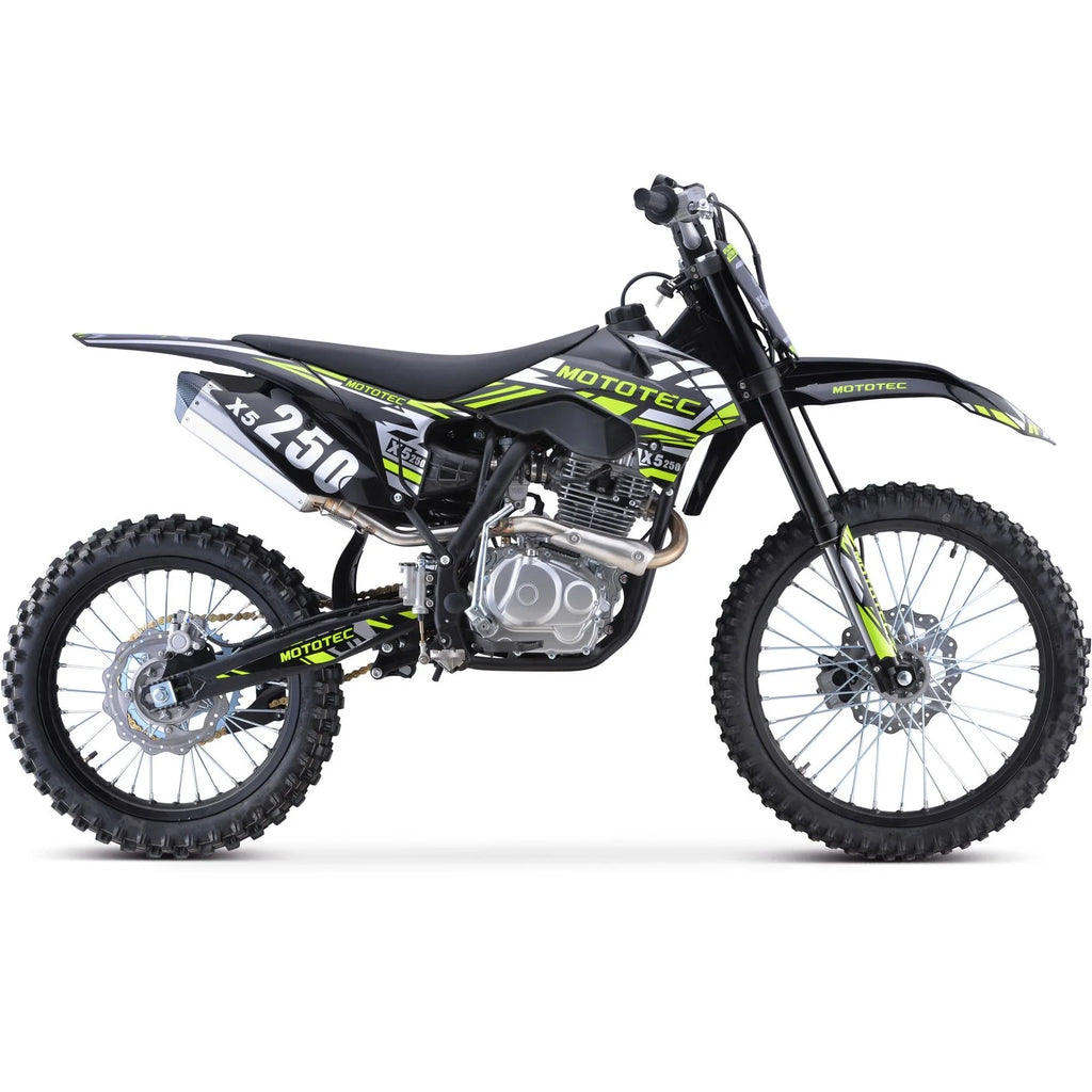 MotoTec X5 250cc 4-Stroke Gas Dirt Bikes