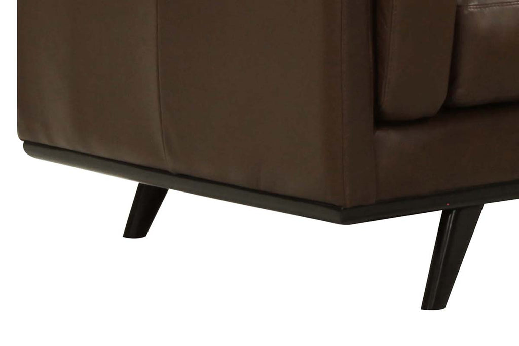 Jude Mid-Century Modern Leather Sofa Collection